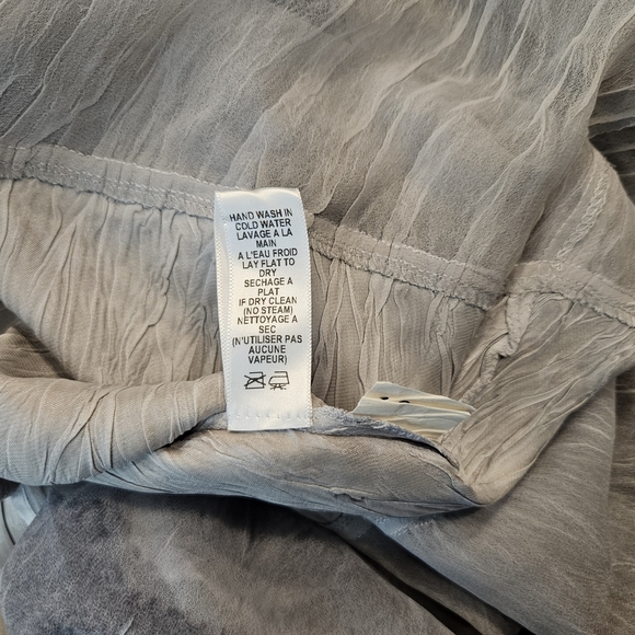 Komarov Elegant Beeded Maxi Gray Ombre Dress Small Party Wedding Formal - Picture 9 of 9